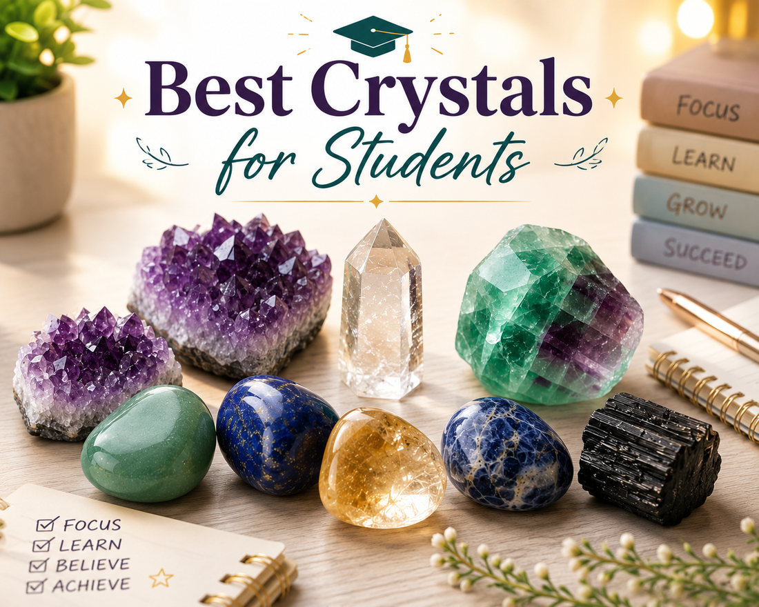 Best Crystals for Students: The Complete Guide to Better Focus, Memory, Confidence & Academic Success
