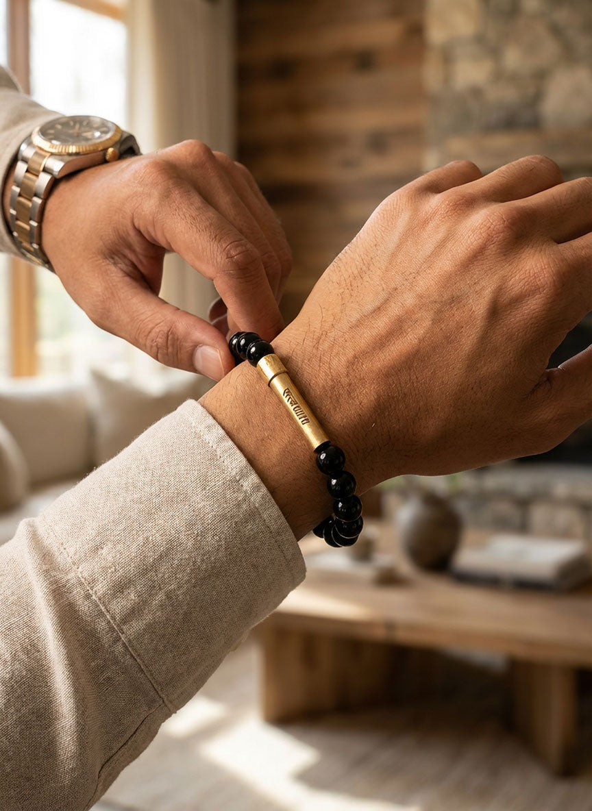 Black Tourmaline bracelet lifestyle