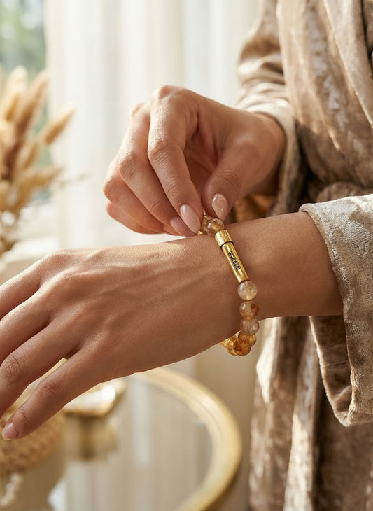 Ganesh Chaturthi 2026 Citrine crystal bracelet