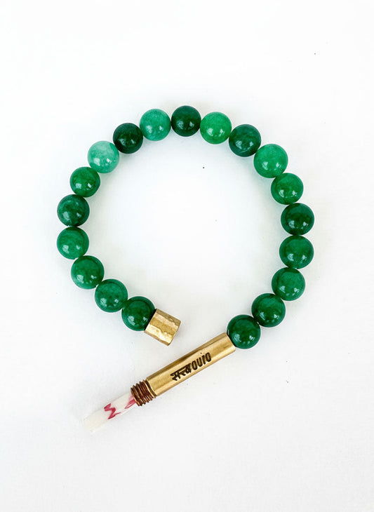 May birthstone Emerald Green Jade alternative