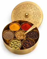 Brass Masala Dabba