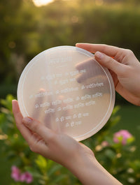 शुद्ध्ये Aura Selenite Plate