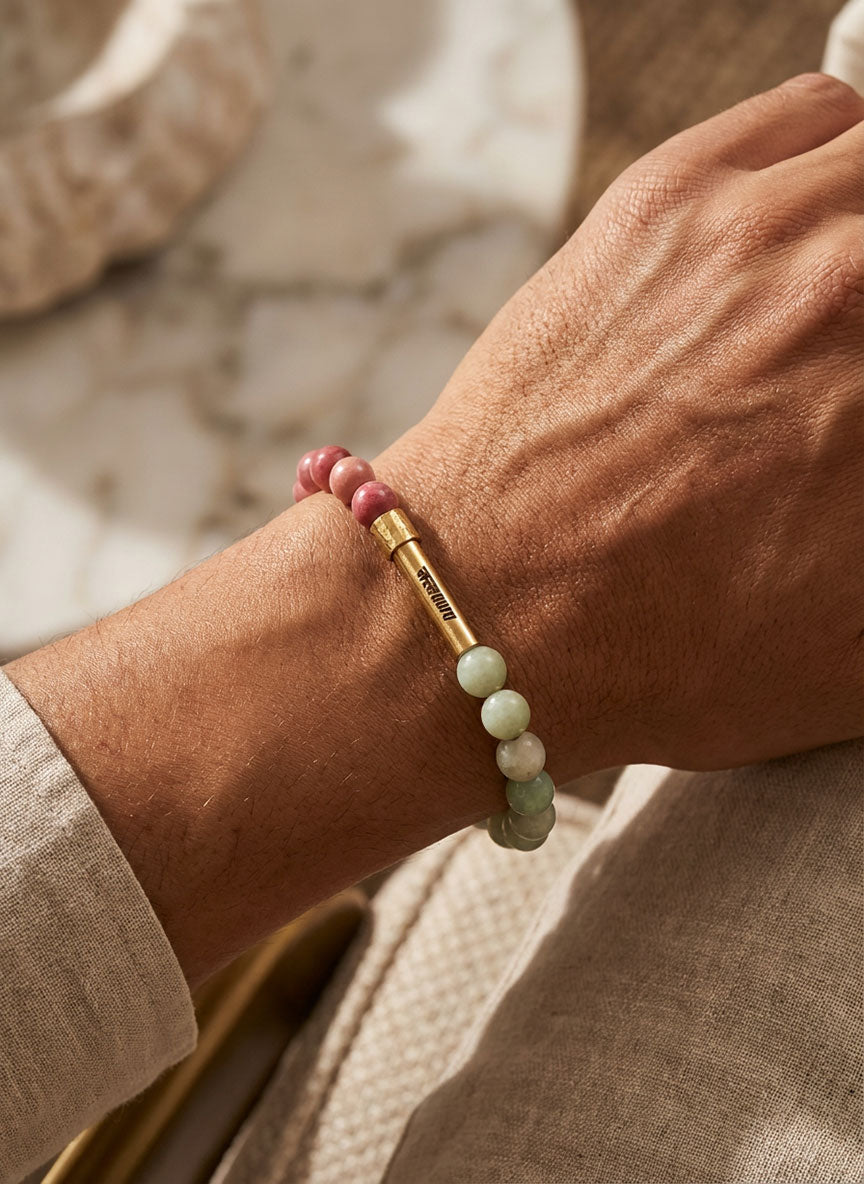 Rebuild Relationship Crystal Bracelet with Manifestation Lock