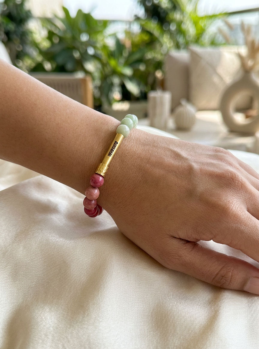 Rebuild Relationship Crystal Bracelet with Manifestation Lock