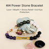 सत्व Power Healing Crystal Bracelet with Manifestation Lock