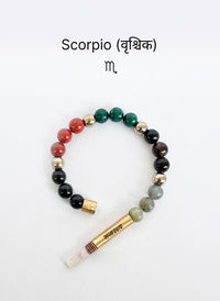 Scorpio Crystal Bracelet with Manifestation Lock