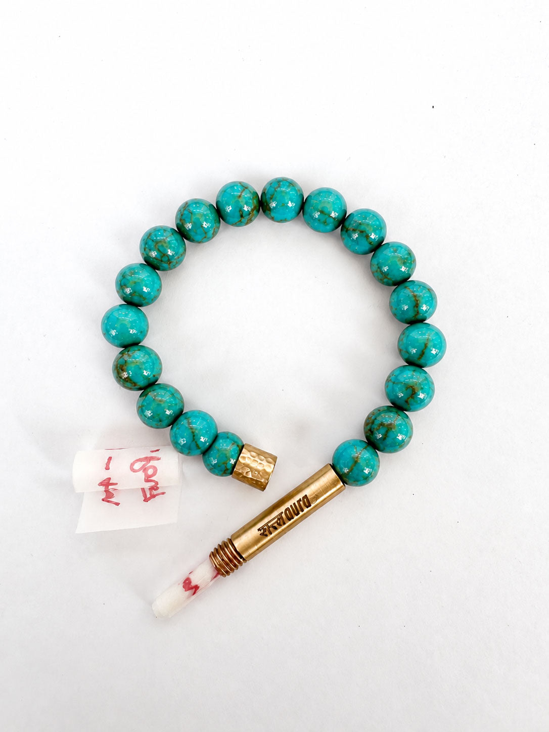 Firoza (Turquoise) Crystal Bracelet with Manifestation Lock