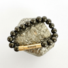 Pyrite Crystal Bracelet with Manifestation Lock